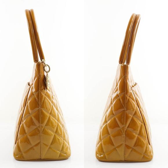 Auth Chanel Hand Bag Enamel Yellow #26809C46 - Picture 15 of 15